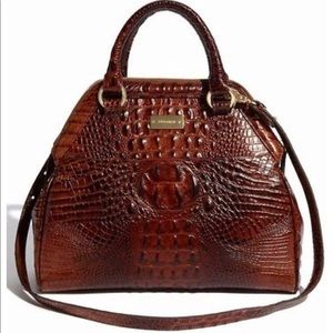 Brahmin Sara Rose Lady Melbourne Embossed Satchel